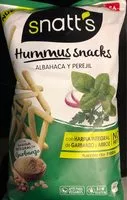 Zuckermenge drin Hummus Snacks Albahaca y Perejil