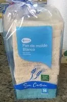 Suhkru kogus sees Pan de molde blanco