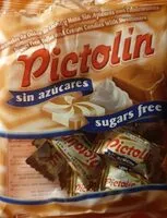 入っている砂糖の量 Caramelos de Dulce de Leche y nata