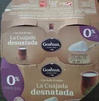 入っている砂糖の量 Cuajada desnatada