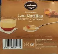 入っている砂糖の量 Las natillas de huevo y caramelo