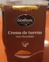 入っている砂糖の量 Crema de turrón con chocolate