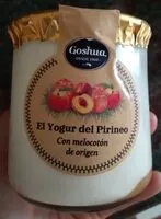 入っている砂糖の量 Yogur del Pirineo con melocotón