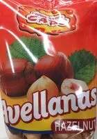 Sokerin määrä sisällä Avellanas
