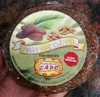 Sokerin määrä sisällä Pan de dátil