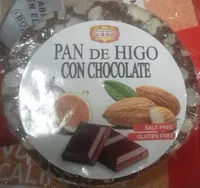 Sokerin määrä sisällä Pan de higo con chocolate
