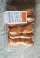 Jumlah gula yang masuk Torsades feuilletées