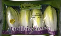 Amount of sugar in Endibia fresca