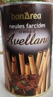 चीनी की मात्रा Neulas rellenas de crema de avellanas