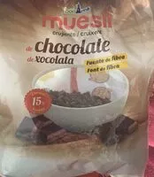 Quantité de sucre dans Muesli cruixent de xocolata