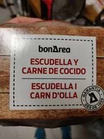 Suhkru kogus sees Escudella y carne de cocido