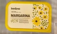 Sokerin määrä sisällä Margarina 40% materia grasa
