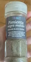 Jumlah gula yang masuk Pimienta negra molida