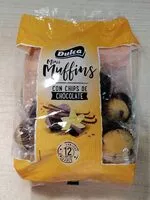 चीनी की मात्रा Mini Muffins con chips de chocolate