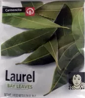 Sokerin määrä sisällä Laurel en hojas