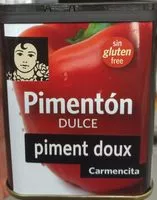 Cantidad de azúcar en Pimentón dulce