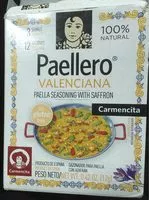 Cantidad de azúcar en Sazonador para paella valenciana con azafrán
