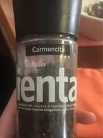Suhkru kogus sees Molino de pimienta