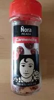 Cantidad de azúcar en Ñora picada