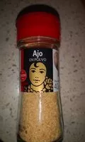 Cantidad de azúcar en Ajo en polvo