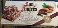 Amount of sugar in Turron de Chocolate con leche y almendras
