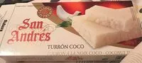 Amount of sugar in Turron Coco San Andres 200 g