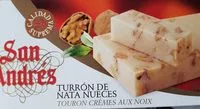 Amount of sugar in Turron de nata nueces