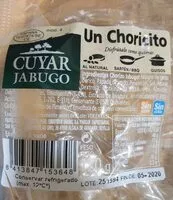 Sucre et nutriments contenus dans Cuyar jabugo