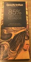 चीनी की मात्रा Chocolate 85 % Cacao Ecuador