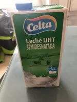 Sokerin määrä sisällä Leche UHT semidesnatada