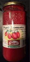 Amount of sugar in Puré de tomate