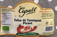 Amount of sugar in Salsa de tomàquet picant