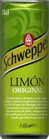 Azúcar y nutrientes en Schweppes