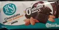 入っている砂糖の量 Chocolate puro con almendras 0% azucares