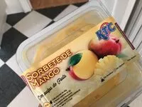 Amount of sugar in Sorbete de mango