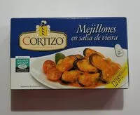 Cantidad de azúcar en Mejillones en salsa de vieira