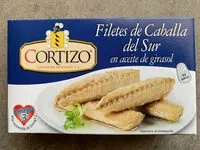 Cantidad de azúcar en Filetes de Caballa del Sur en aceite de girasol