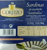 Cantidad de azúcar en Sardinas en escabeche