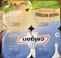 含糖量 Yogurt natural con azúcar de caña