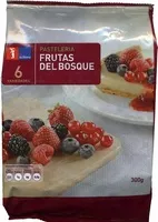 Zuckermenge drin Frutas del bosque congeladas