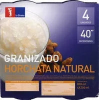 Amount of sugar in Granizado horchata natural