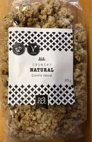 Amount of sugar in Crunchy Natural