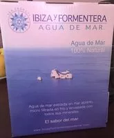 Sucre et nutriments contenus dans Ibiza y formentera agua de mar