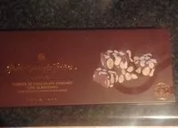 Amount of sugar in Turrón chocolate Fondant con almendras