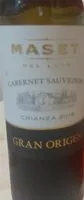 Cantidad de azúcar en Vino tinto Cabernet Sauvignon