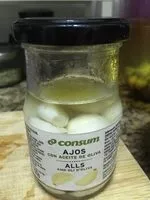 入っている砂糖の量 Ajos con aceite de oliva