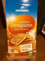 चीनी की मात्रा Galletas desayuno