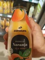Amount of sugar in Zumo de naranja con pulpa