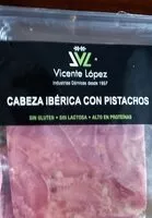 Amount of sugar in Cabeza ibérica con pistachos