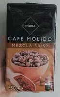 Jumlah gula yang masuk Café Molido mezcla 50/50